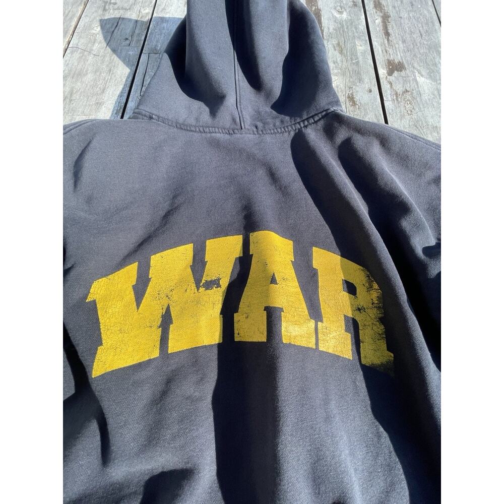 Vintage 1974 “WAR” Columbine Field Colorado Zip Up Hoodie Rare - Picture 7 of 7